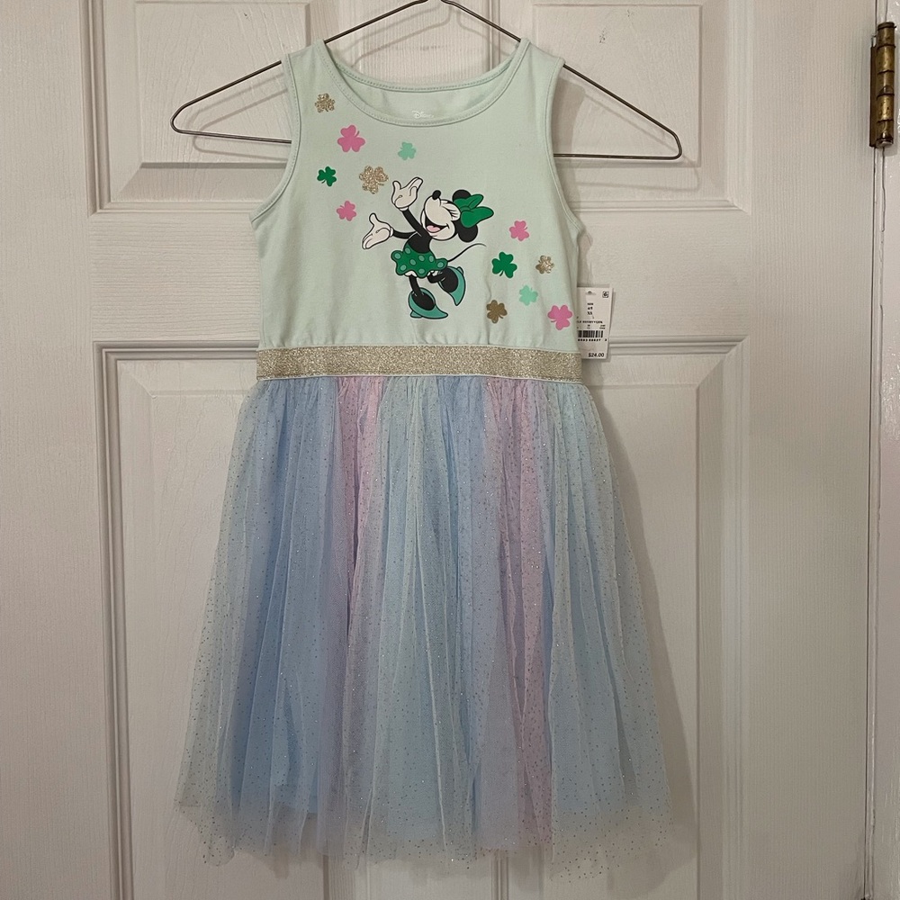 NWT Disney Shamrock dress Girls 10/12